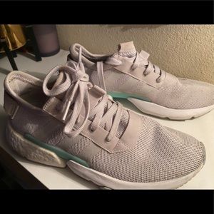 Gray Adidas Running shoes